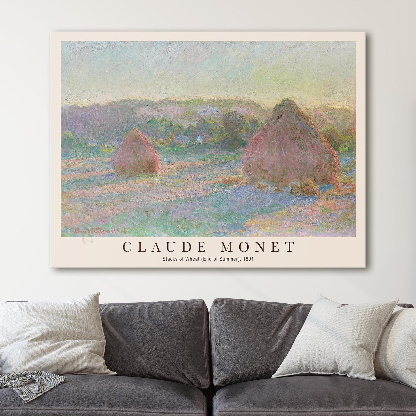 Claude Monet - Stacks of Wheat (End of Summer)