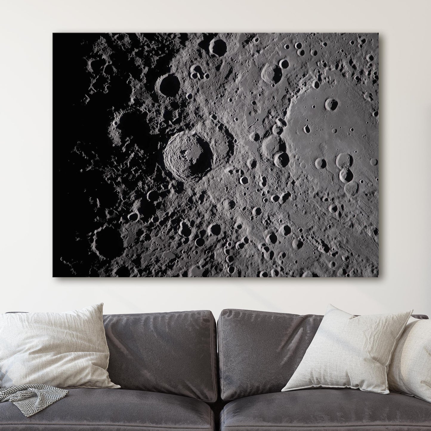 Artemis II - Shadows Across Vavilov Moon Crater (NASA Artemis 2 Mission)