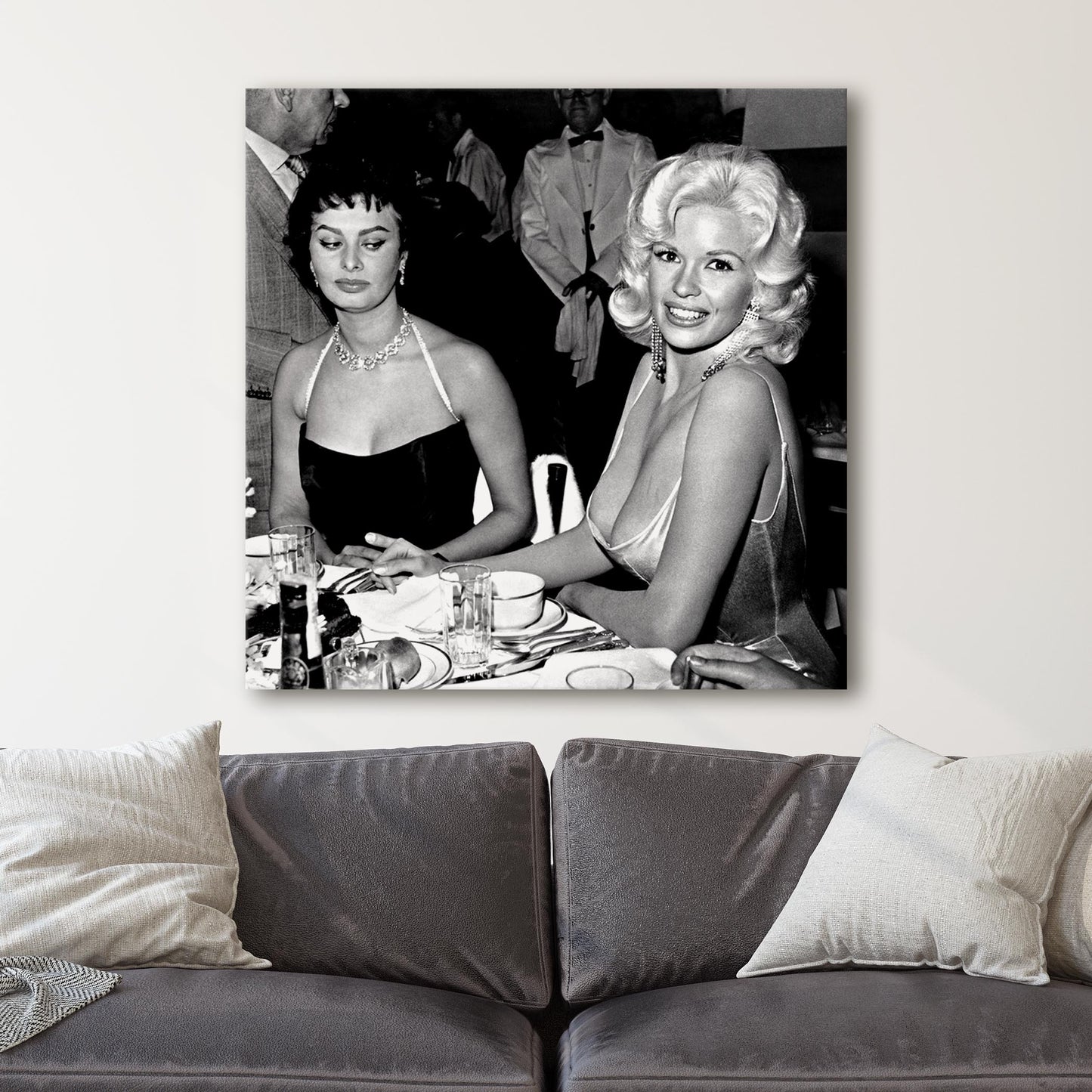 Jayne Mansfield Sophia Loren Side Eye