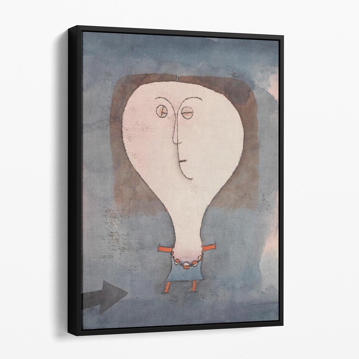 Fright of a Girl by Paul Klee