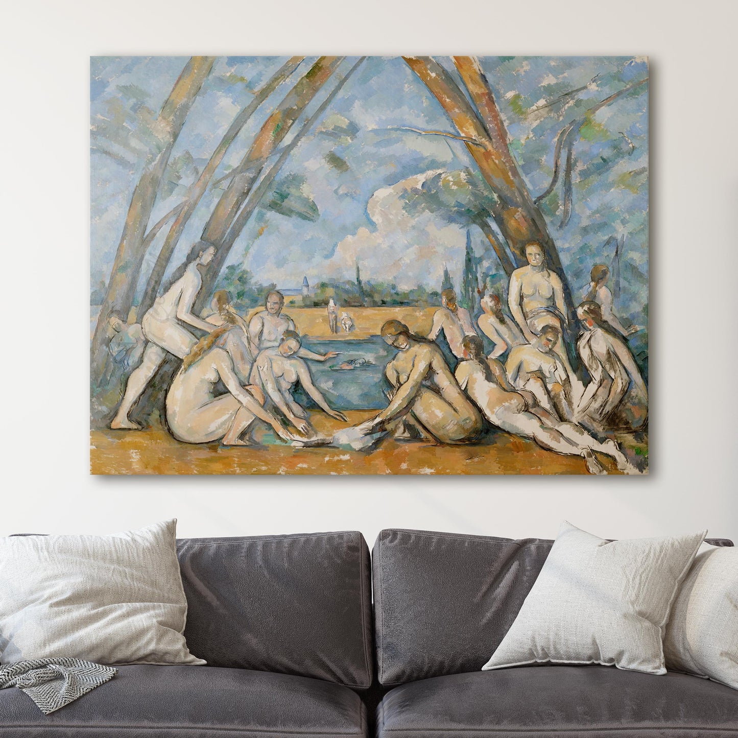The Large Bathers by Paul Cézanne