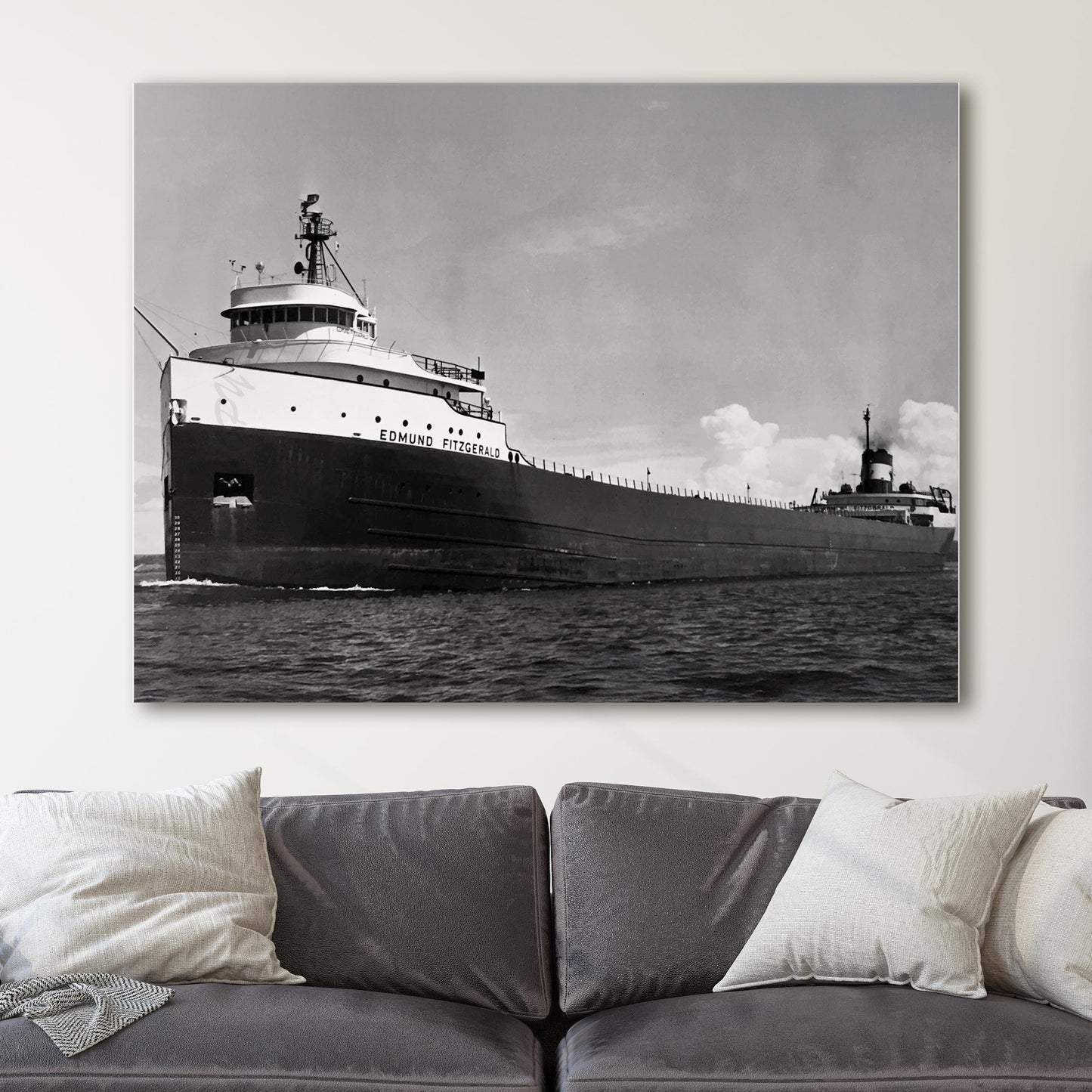 Edmund Fitzgerald SS Great Lakes Freighter Ship
