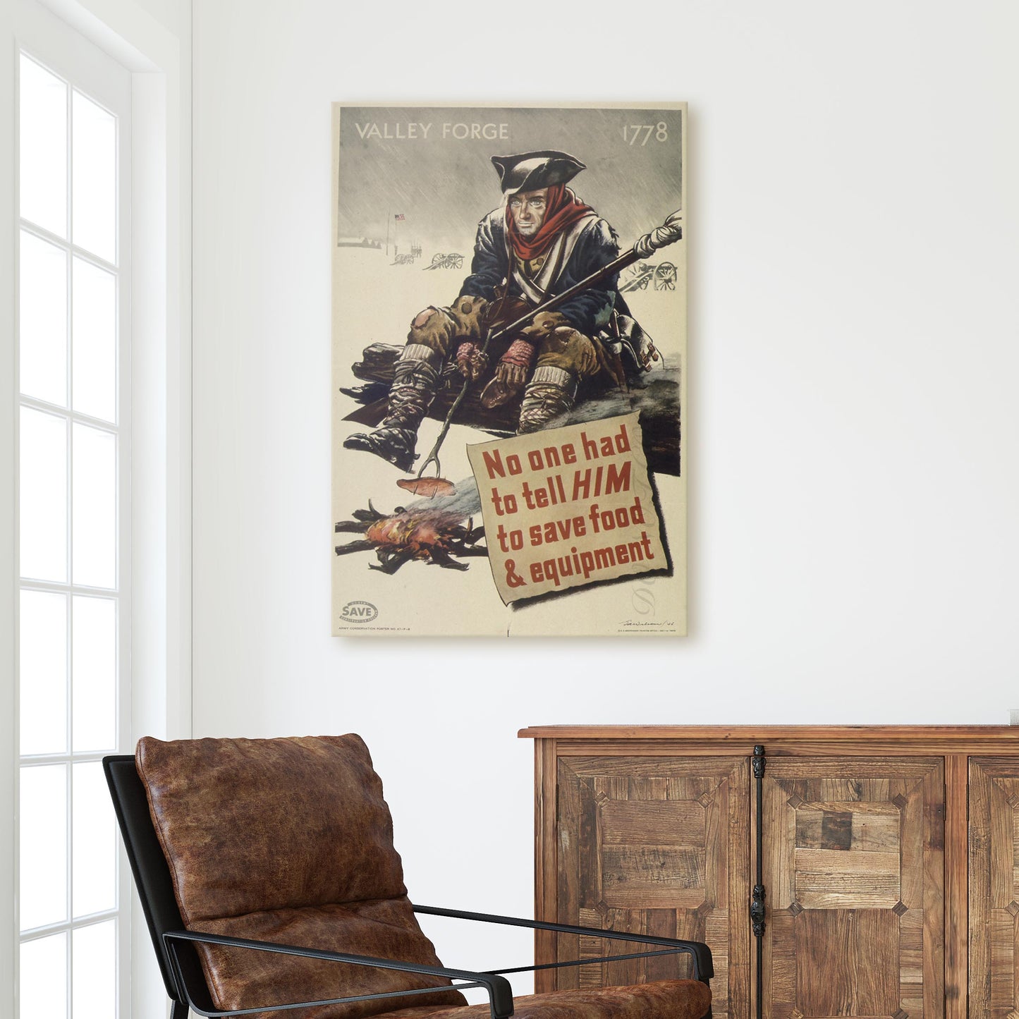 Military Poster Valley Forge 1778