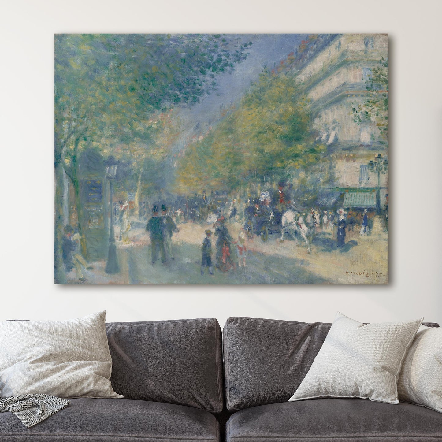 Les Grands Boulevards by Pierre-Auguste Renoir