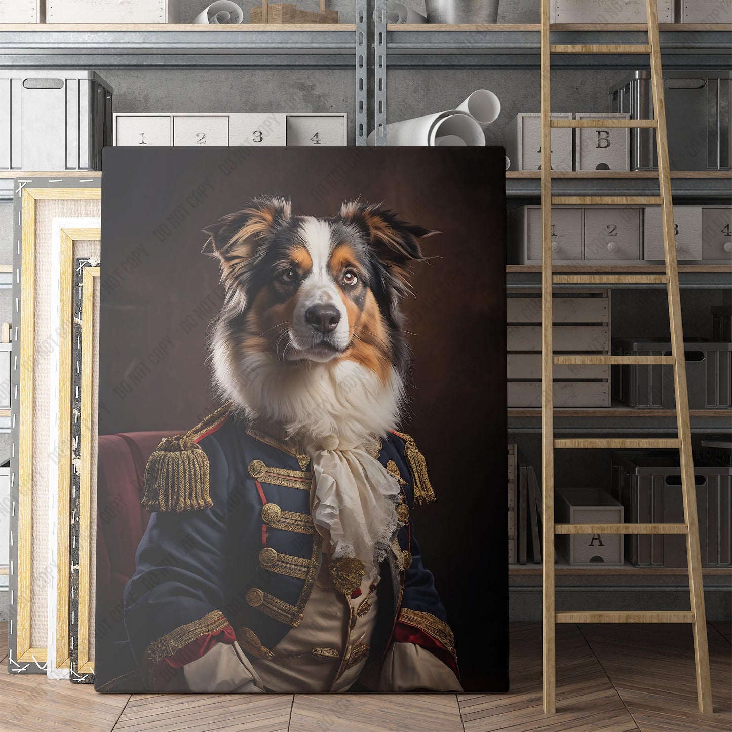 Australian Shepherd Aristocrat Portrait