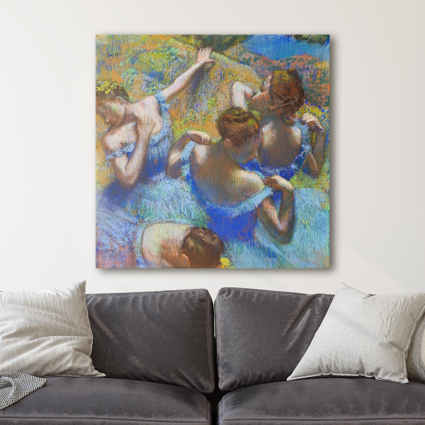 Blue Dancers 1897 by Edgar Degas