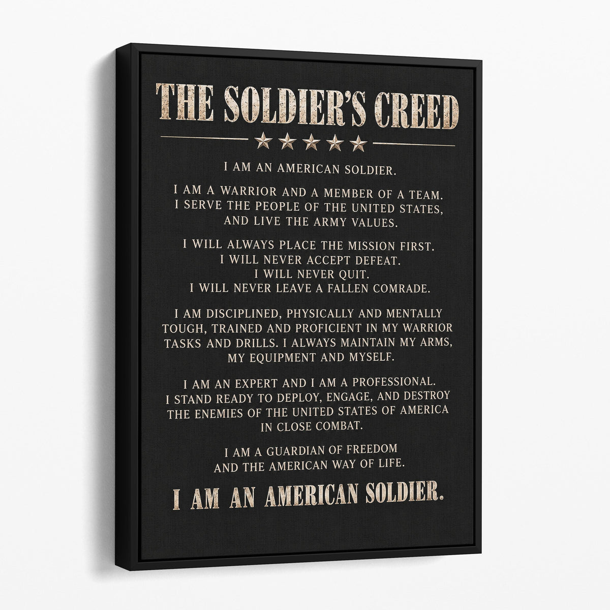 The Soldier's Creed