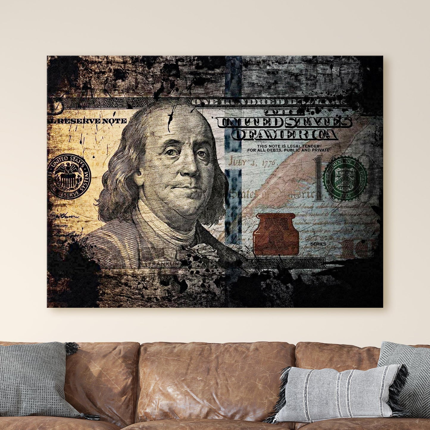 United States One Hundred Dollar Bill - Benjamin Franklin