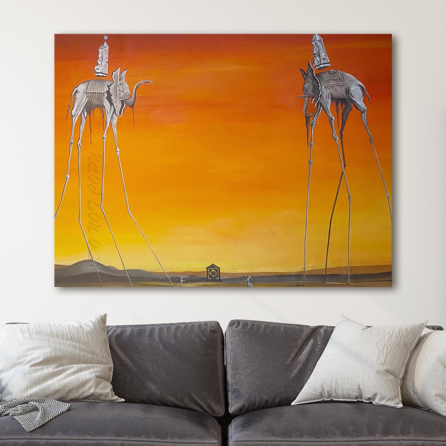 The Elephants by Salvador Dali