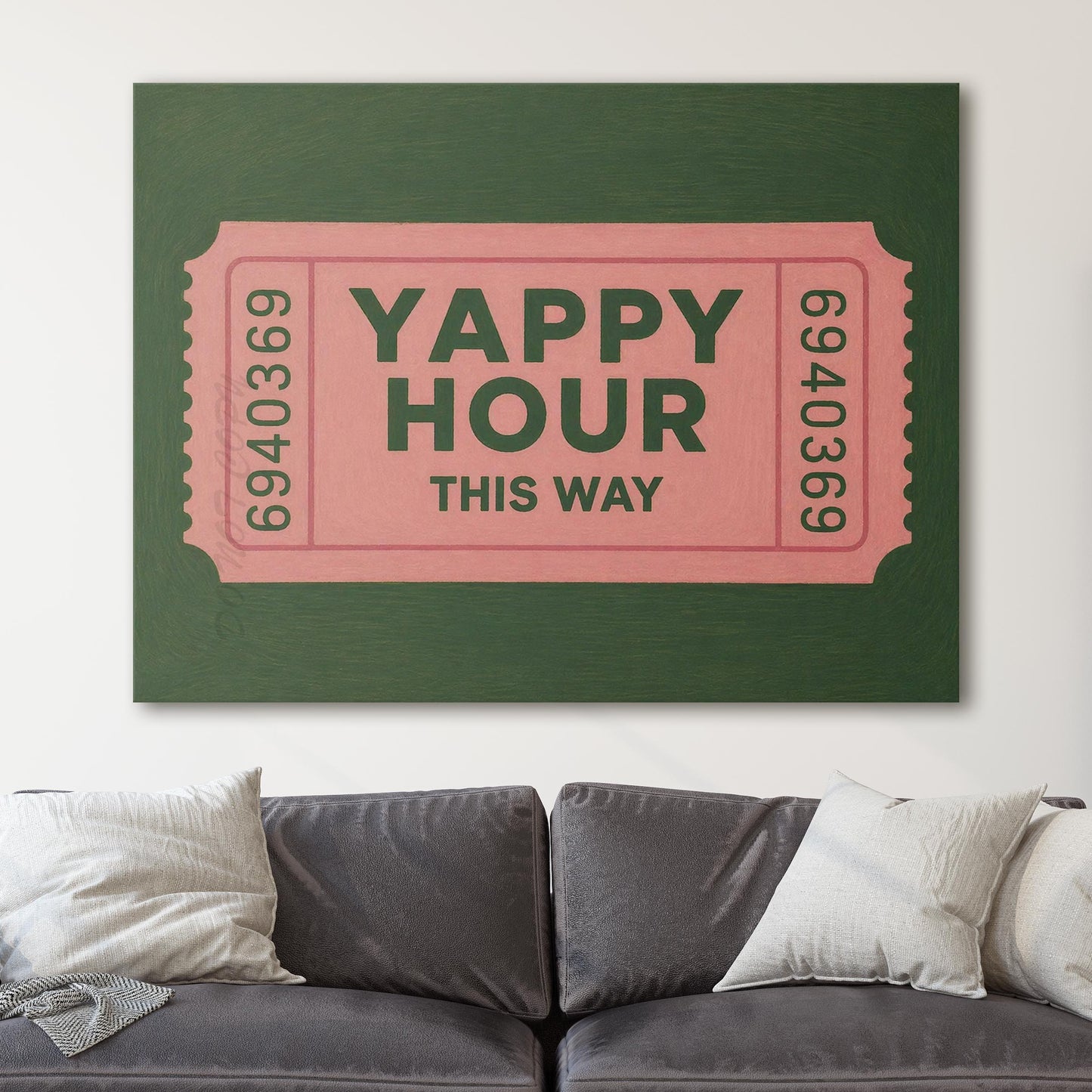 Yappy Hour Wall Sign