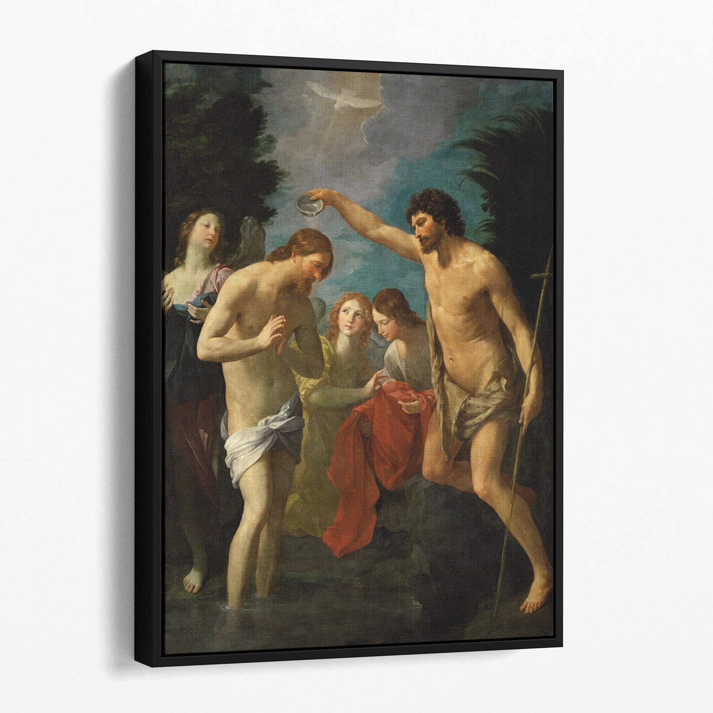 The Baptism of Christ by Guido Reni