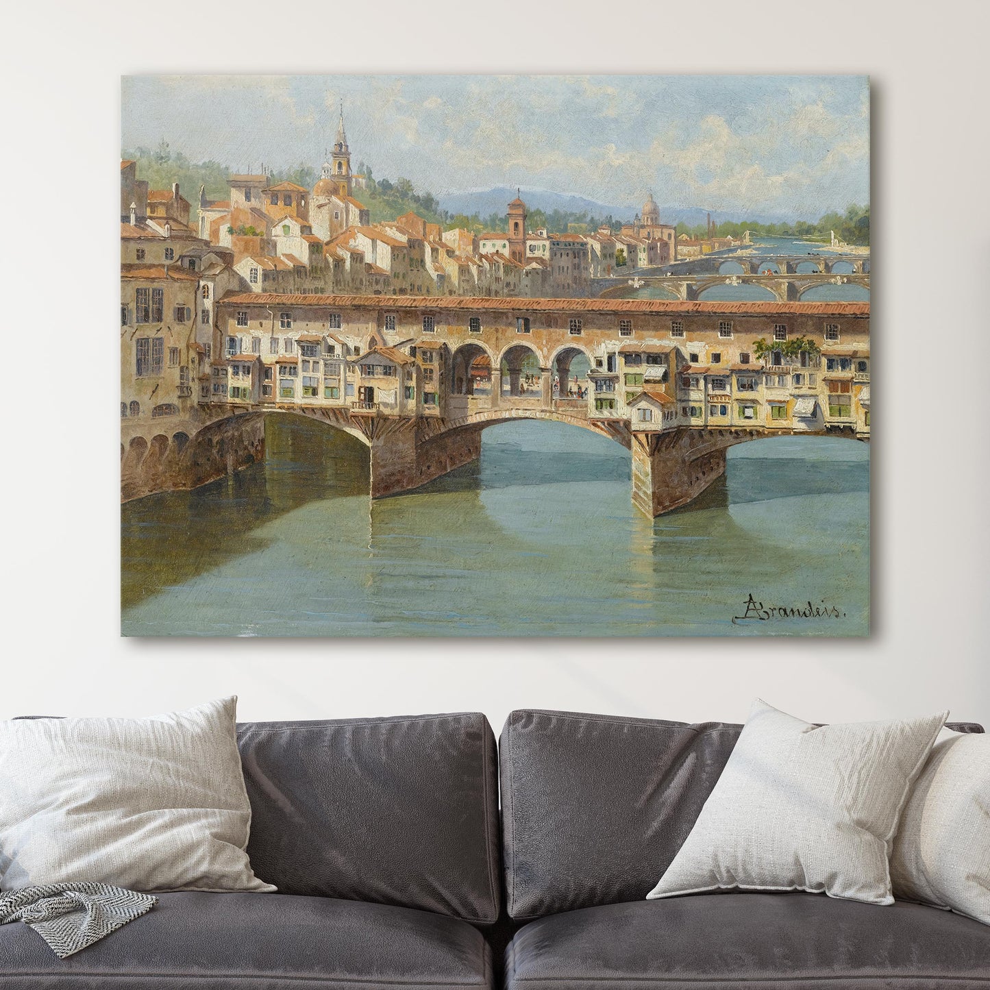 The Ponte Vecchio, Florence - Antonietta Brandeis