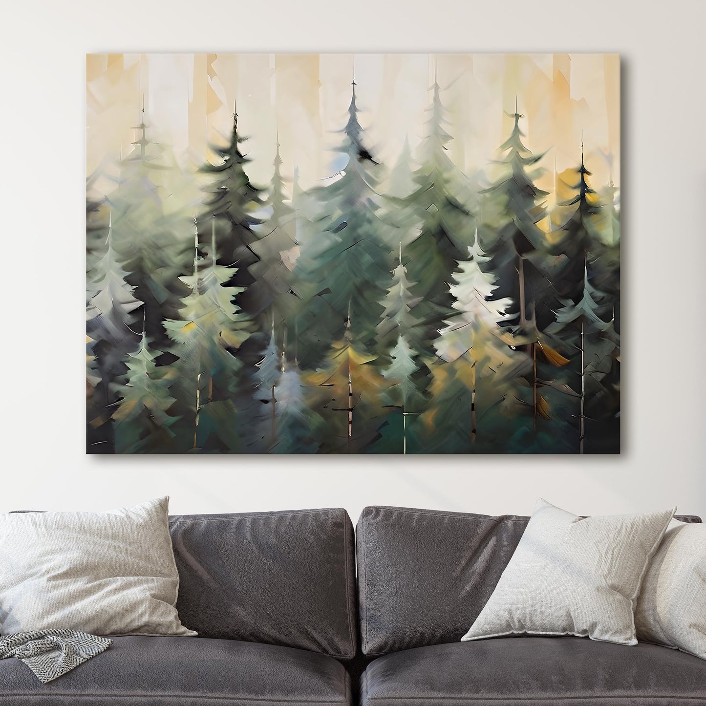 Abstract Pine Forest