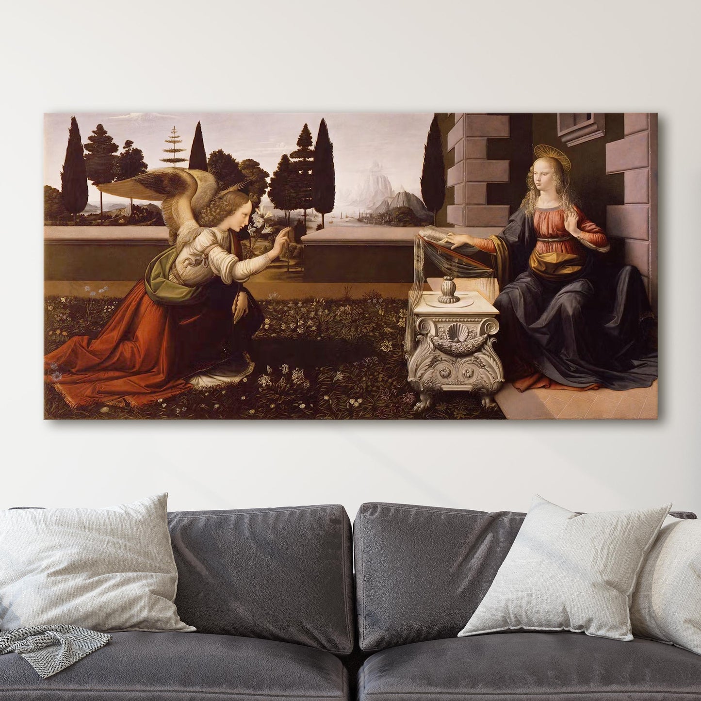 The Annunciation by Leonardo da Vinci