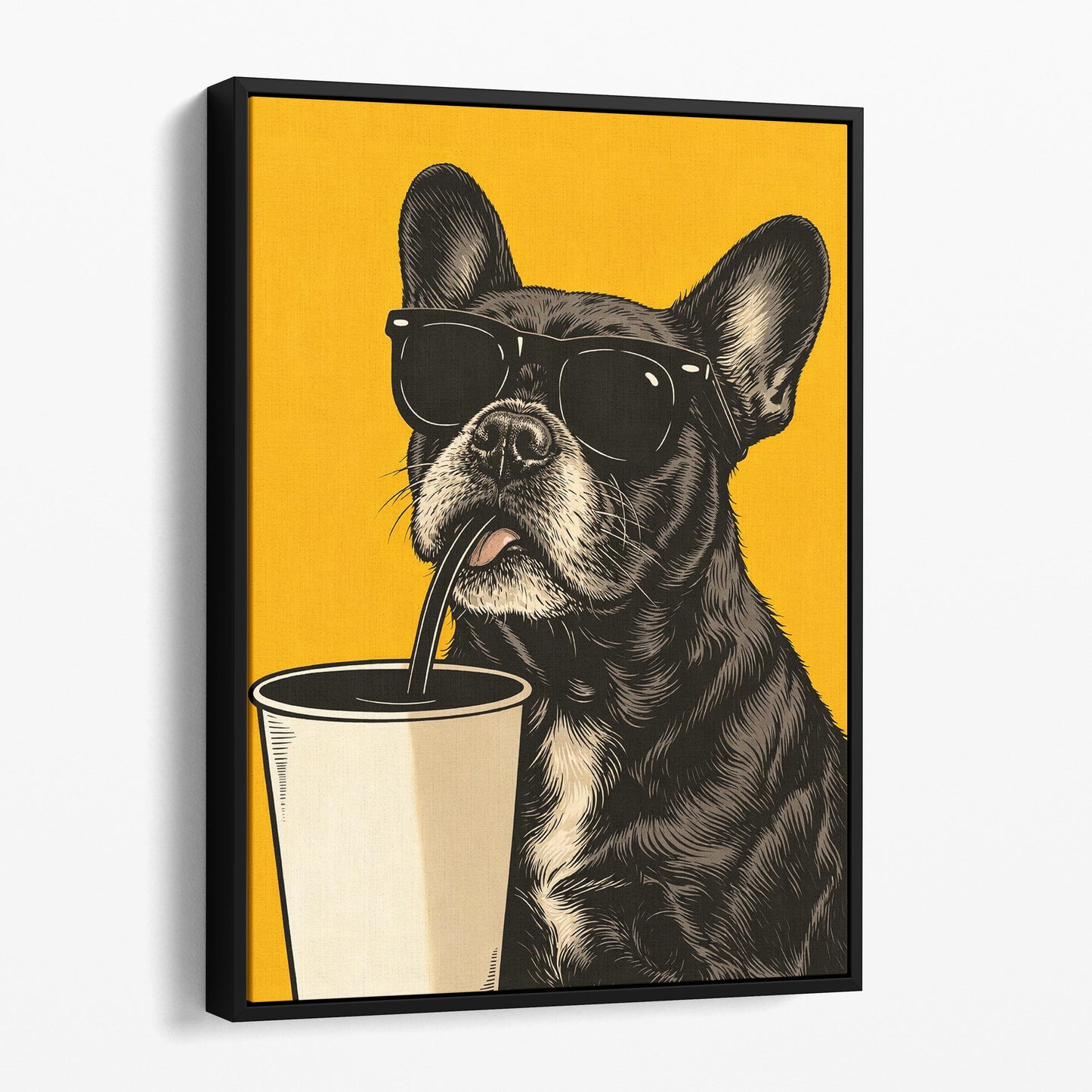 French Bulldog Retro