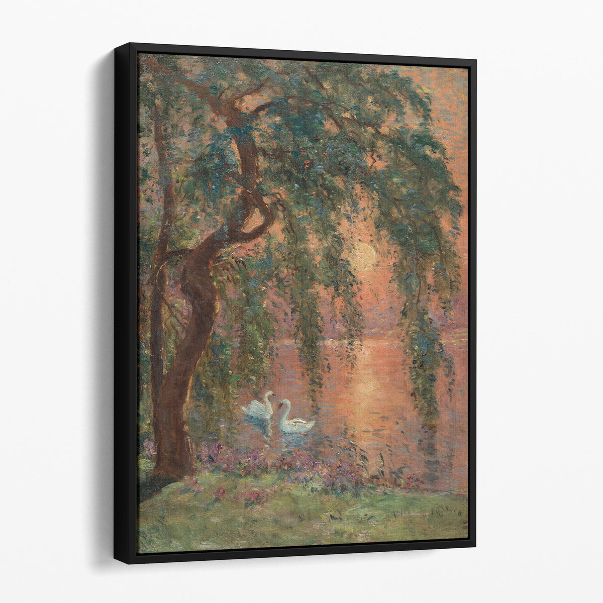 The Lake of Love - Weeping Willow (c. 1918) by Marie-Joseph Léon Iwill