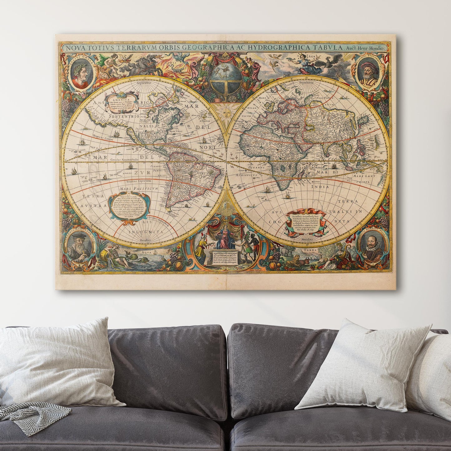 New Map of the World, 1641