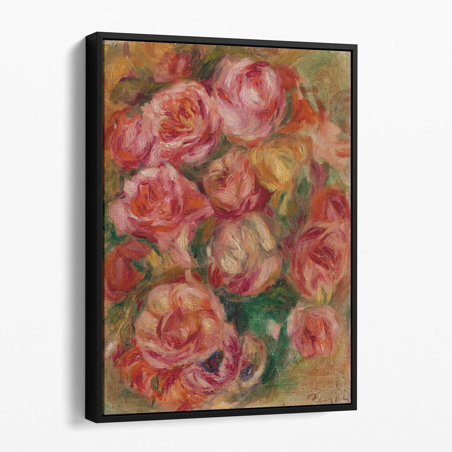 A Bowlful Of Roses - Pierre Auguste Renoir