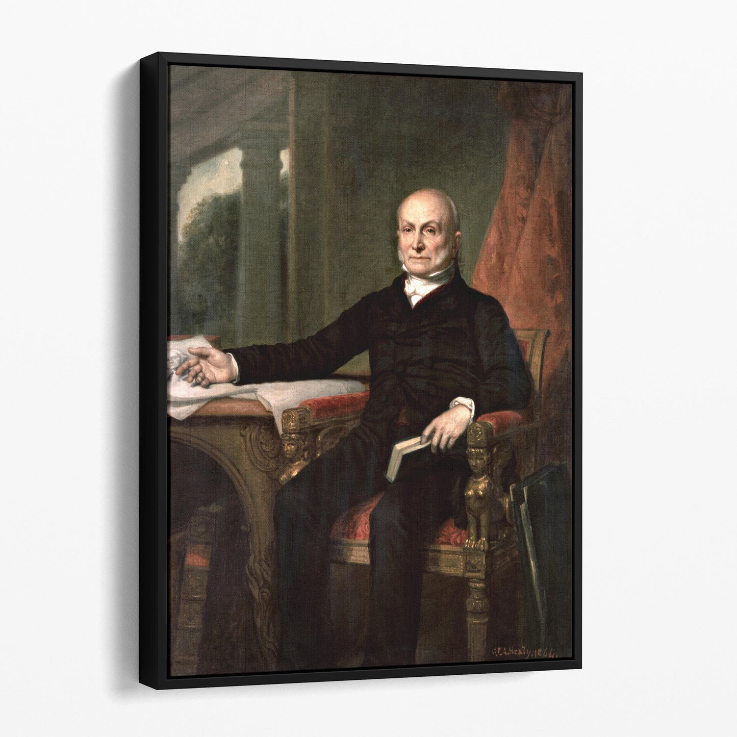 John Quincy Adams Portrait 1858 by George P.A. Healy