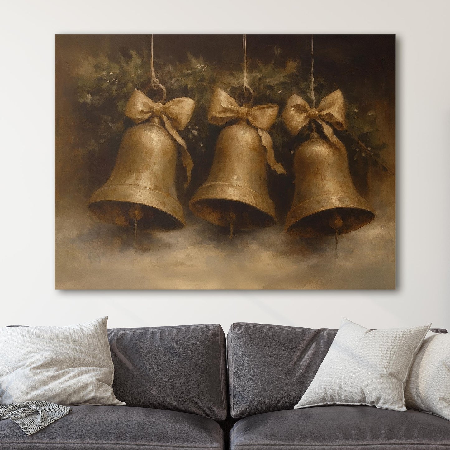 Golden Christmas Bells