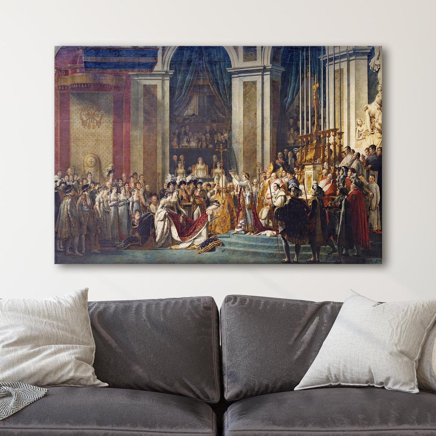 The Coronation of Napoleon by Jacques-Louis David