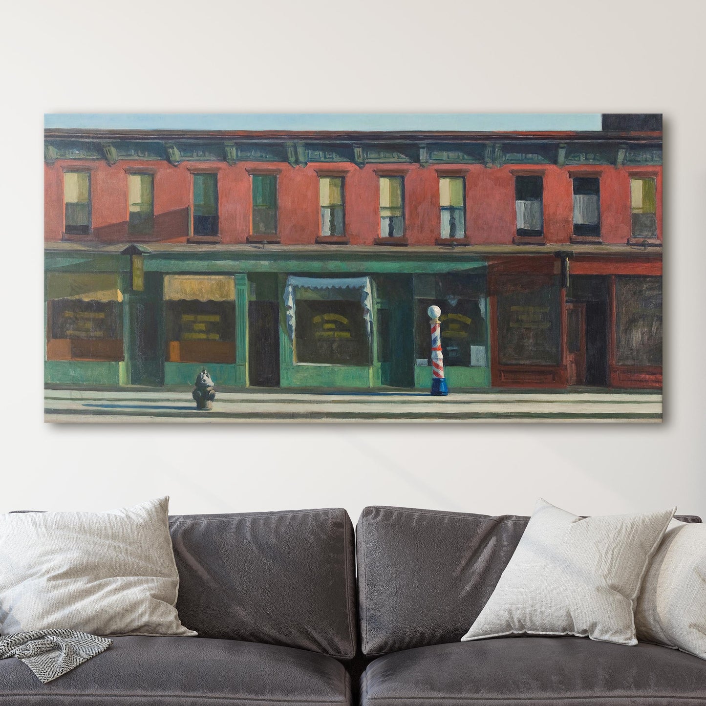 Early Sunday Morning by Edward Hopper