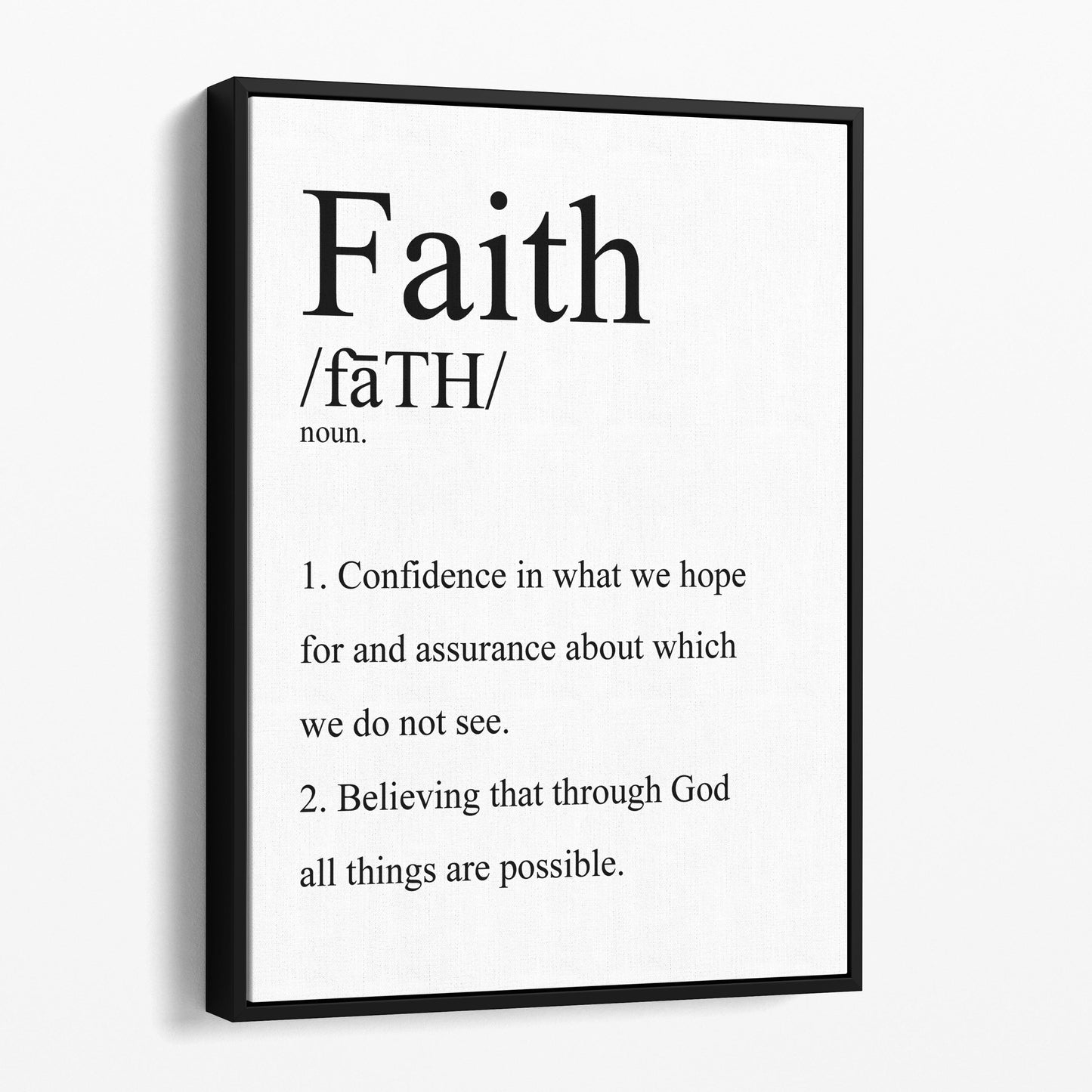 Faith Definition