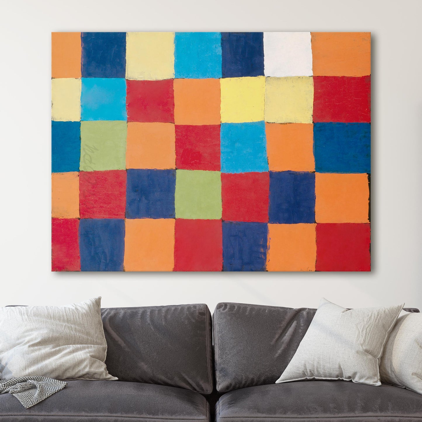 Qu 1 Color Chart (1930) by Paul Klee