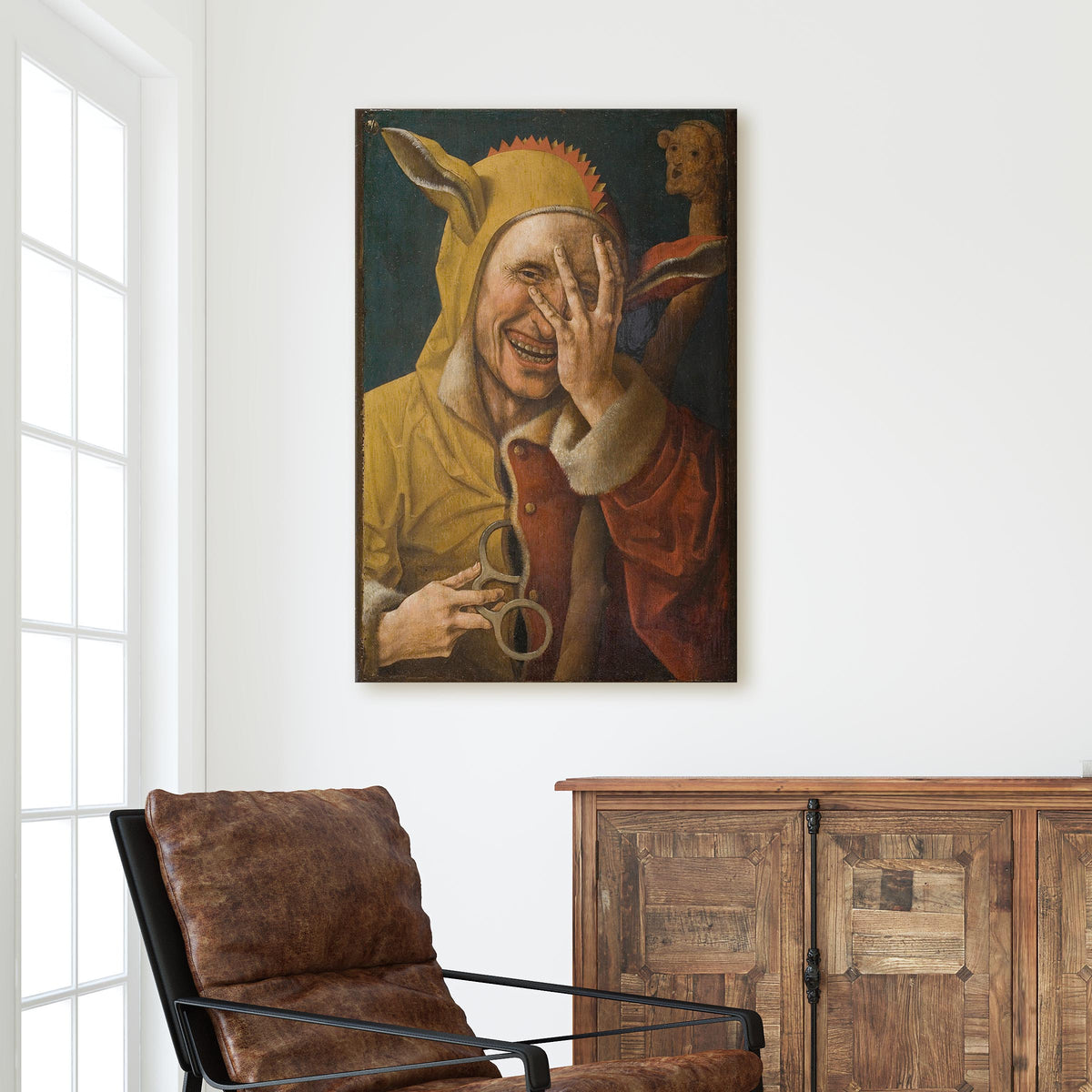 Laughing Fool (c.1500) by Jacob Cornelisz van Oostsanen
