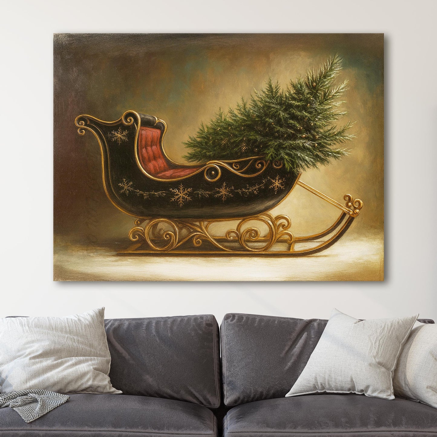 Santa Sleigh Christmas