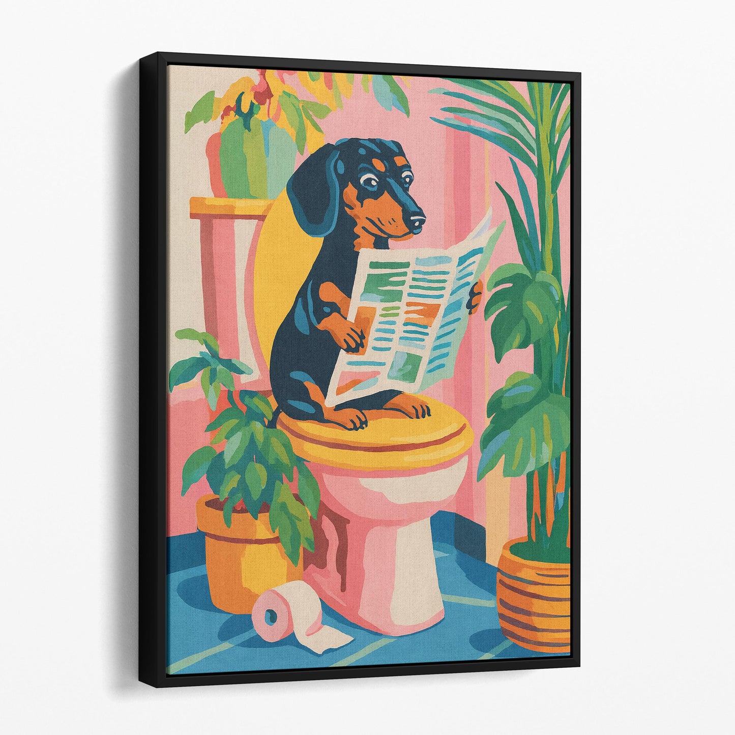 Dachshund On The Phone On The Toilet Henri Matisse