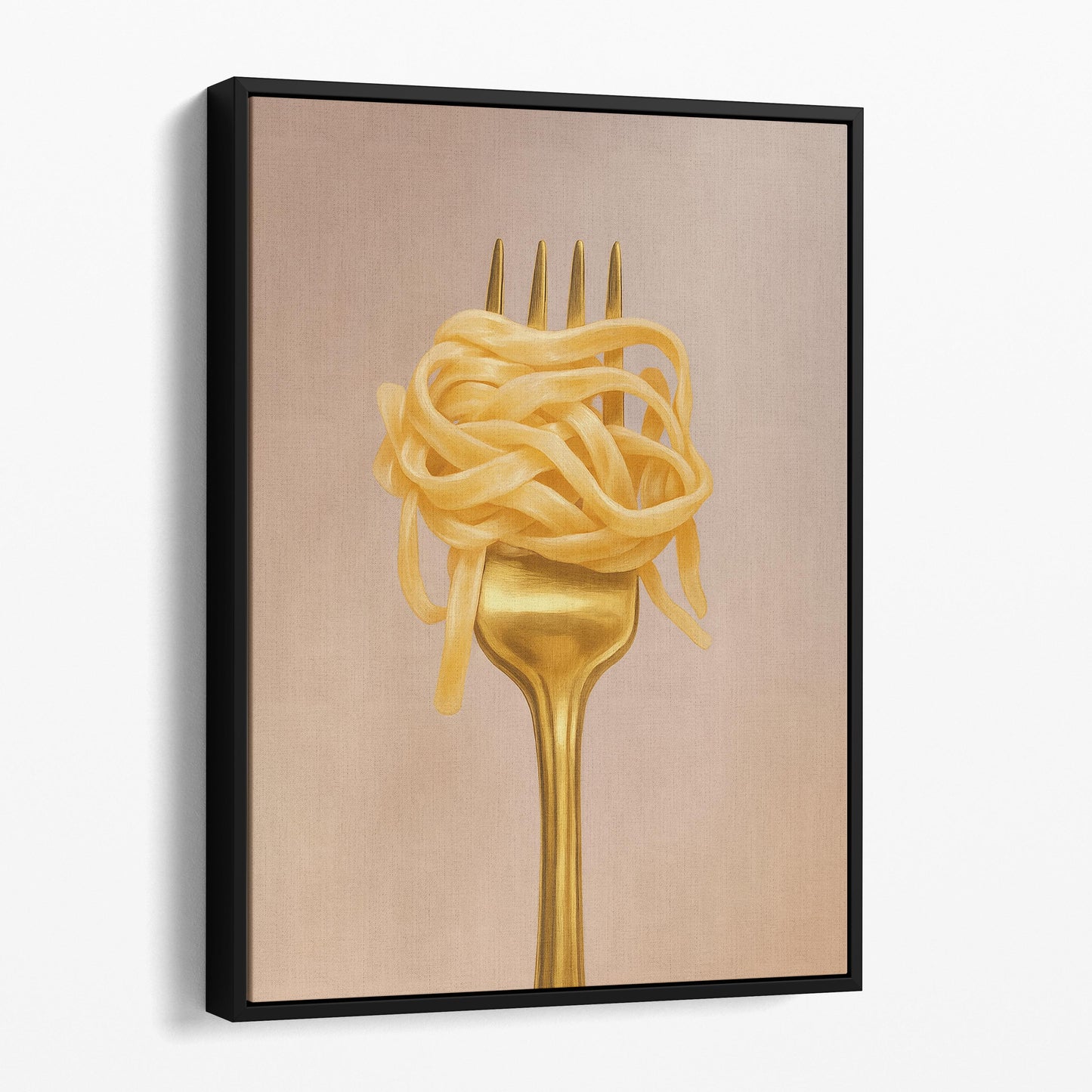 Pasta Noodles Twirled On A Fork