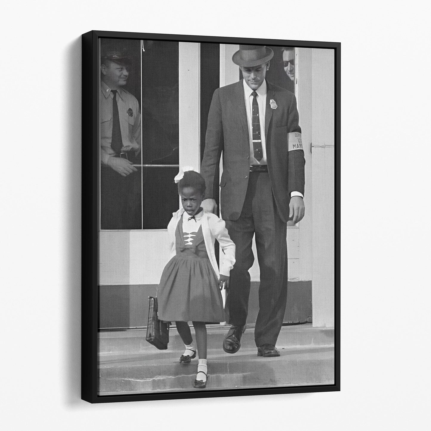 Ruby Bridges Walks To School - Civil Rights 1960s