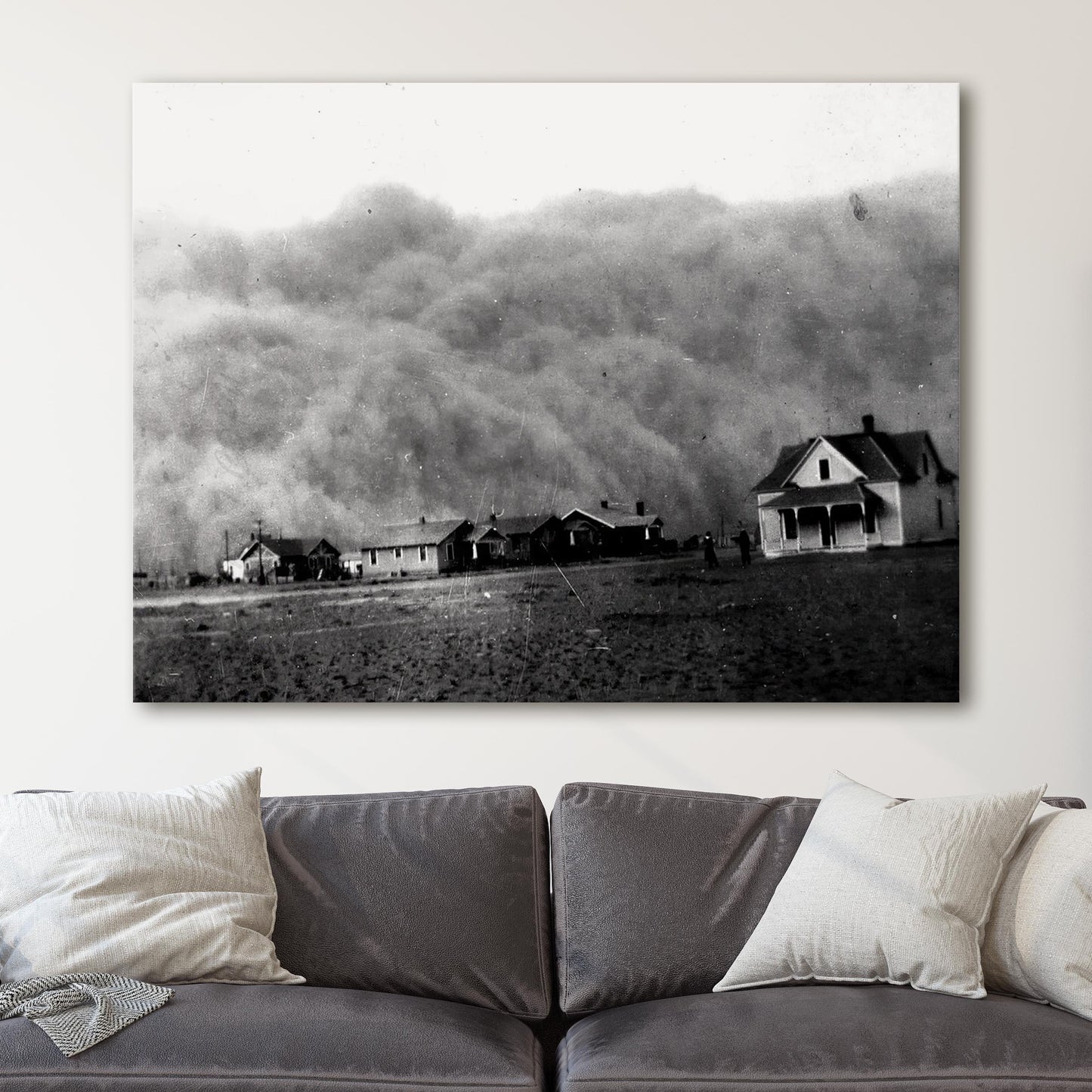The Dust Bowl - Dust Storm in Stratford, Texas