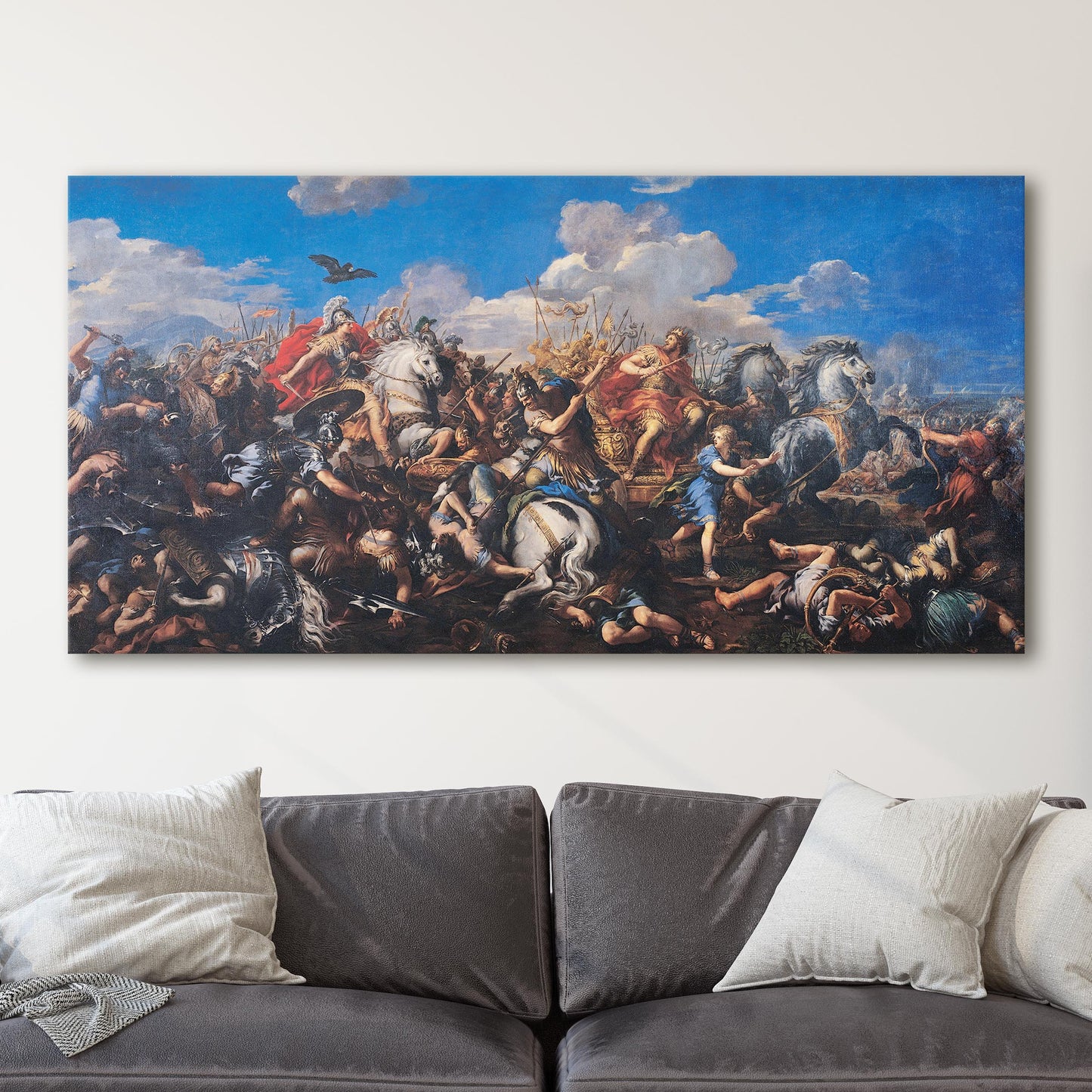 Battle of Alexander vs Darius by Pietro da Cortona
