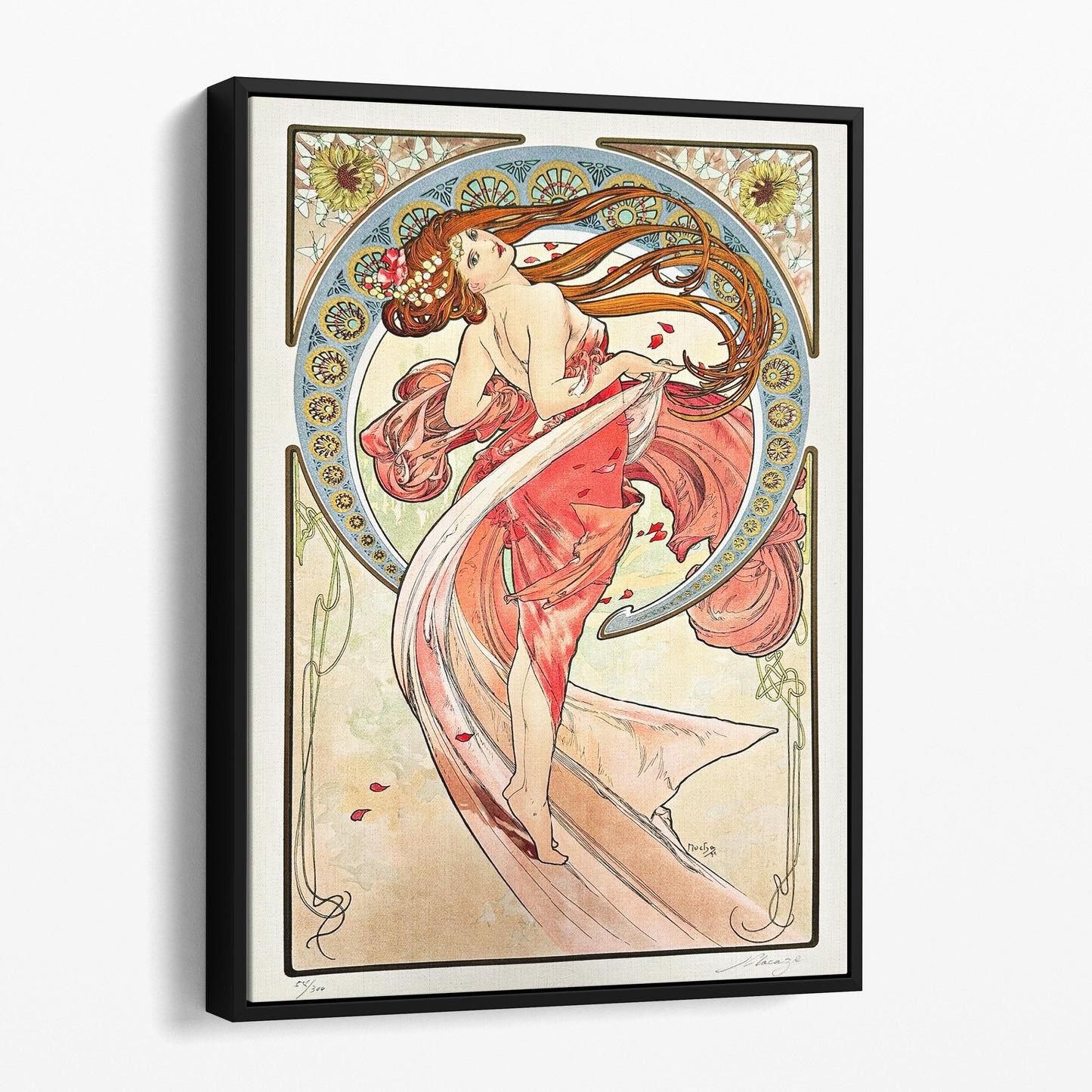 La Danse Lithographs Series By Alphonse Mucha