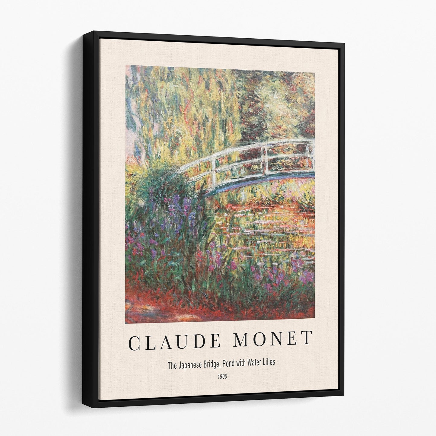 Claude Monet - The Japanese Bridge, Pond with Water Lilies