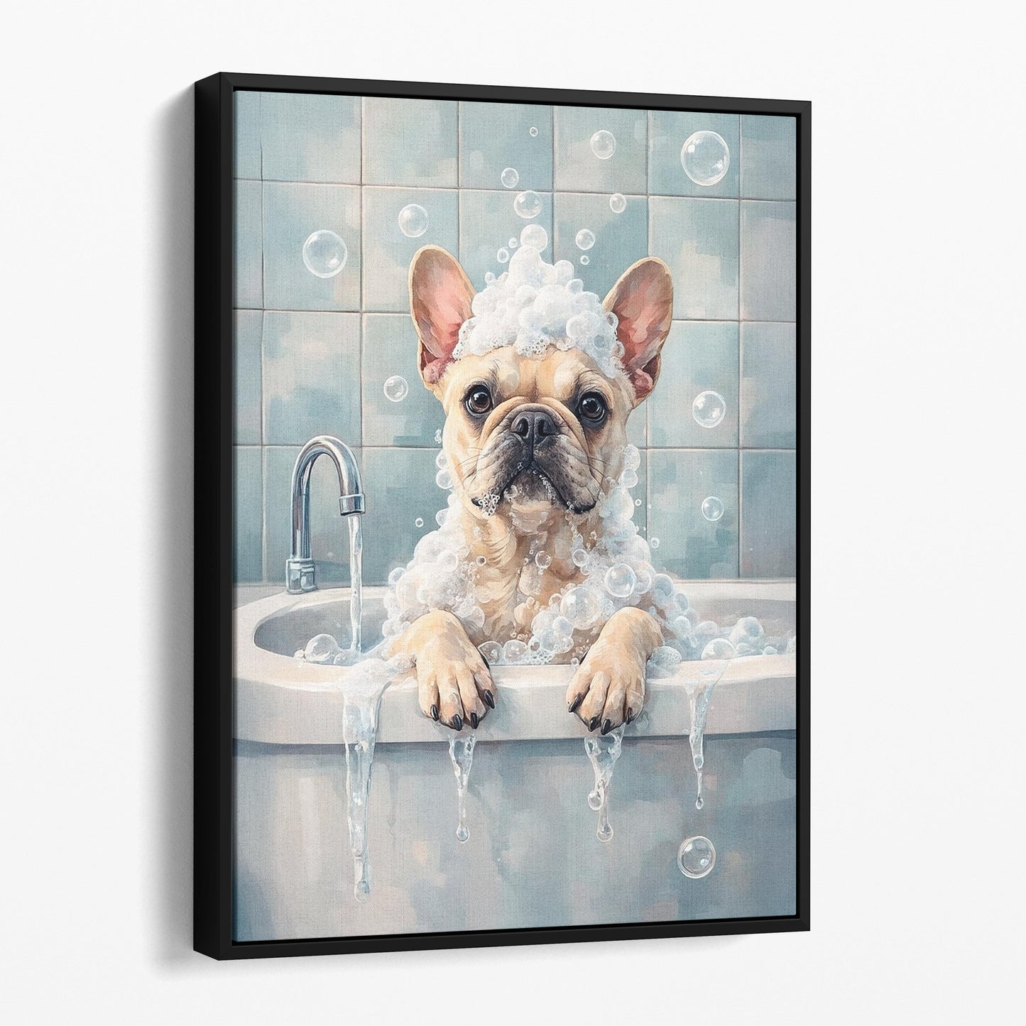 French Bulldog Bathtub Bubble Bath
