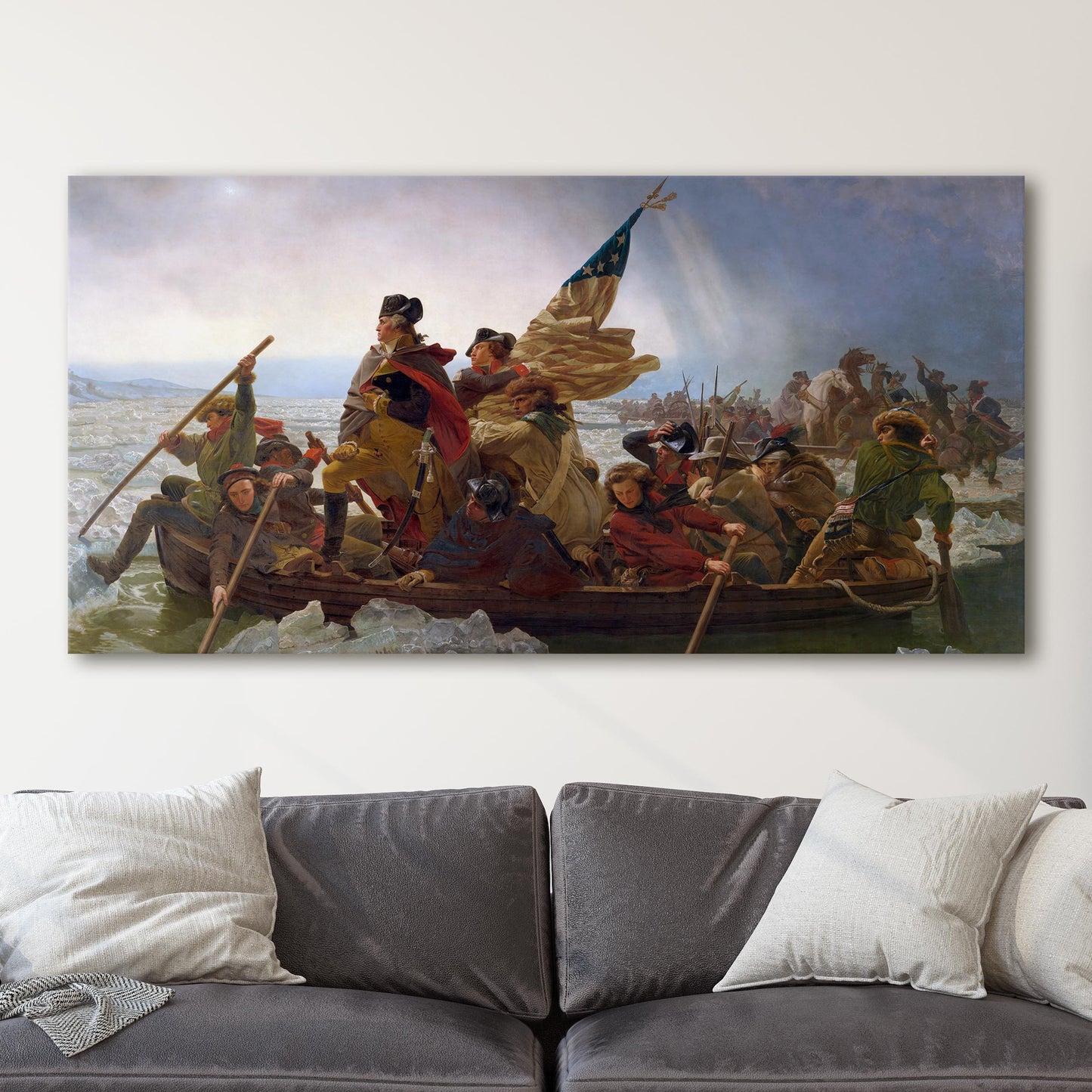 Washington Crossing the Delaware by Emanuel Leutze
