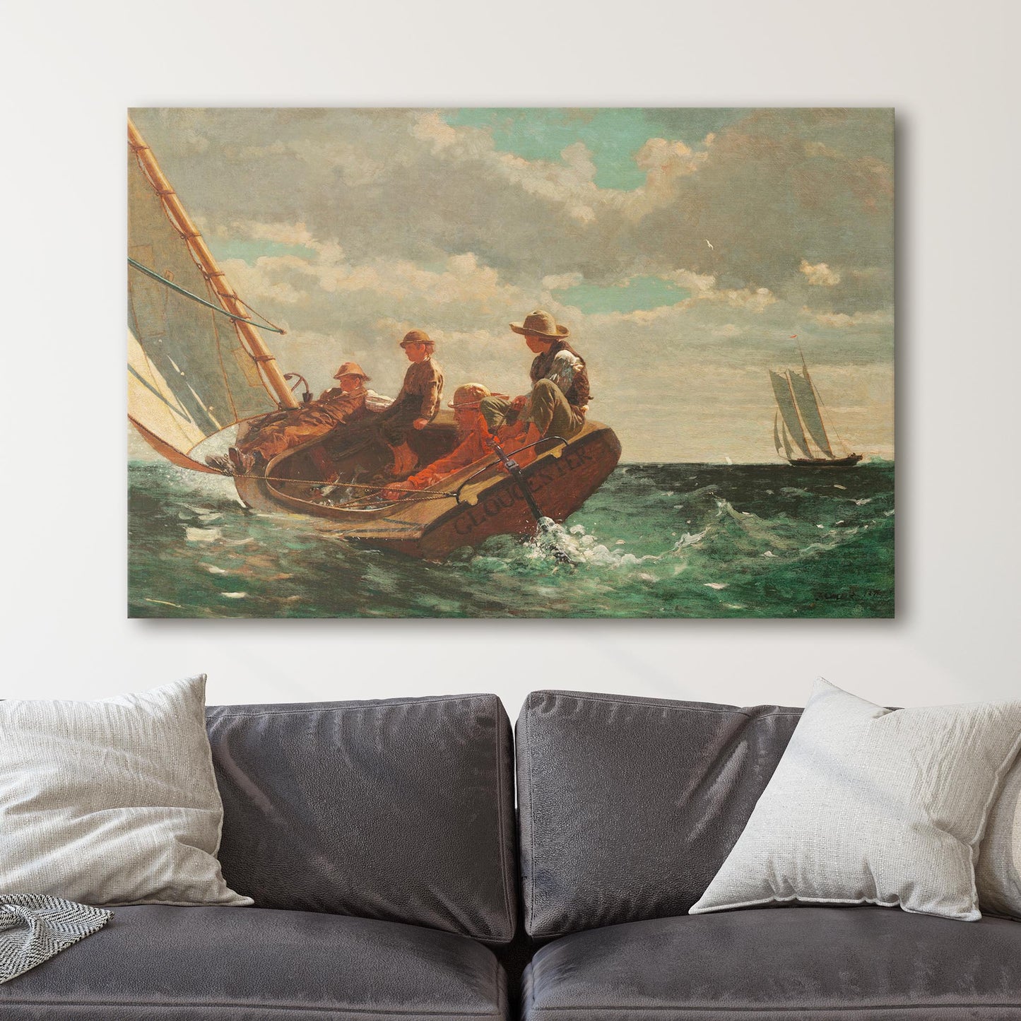 Breezing Up (A Fair Wind) by Winslow Homer