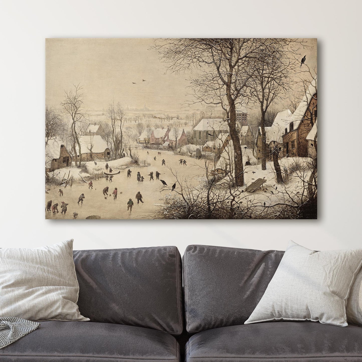 Winter Landscape With Bird Trap by Pieter Bruegel the Elder