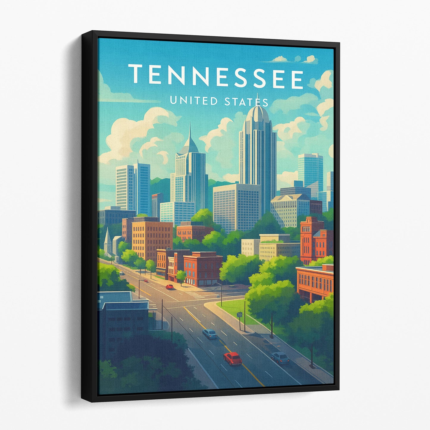 Tennessee Vintage Travel Poster