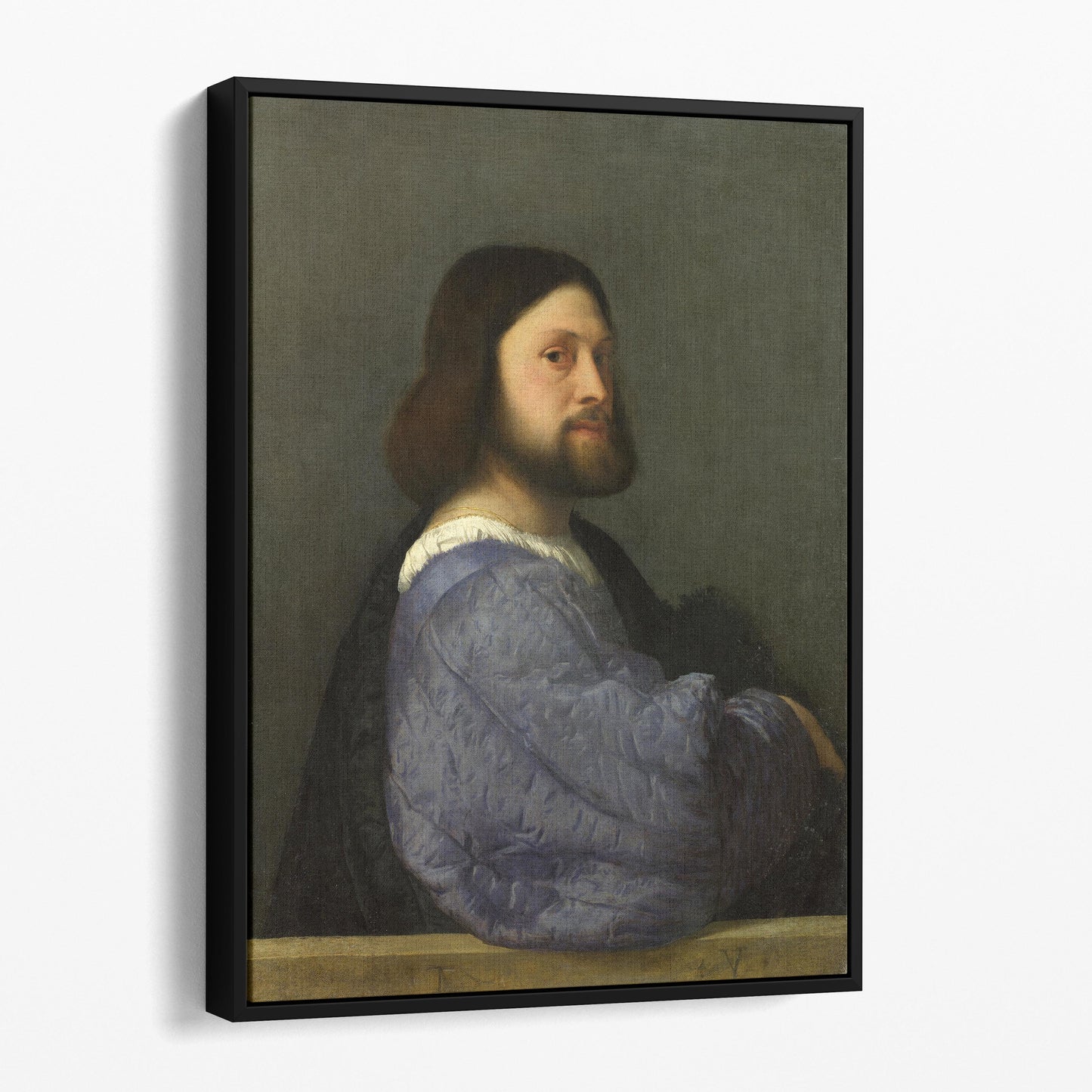 A Man with a Quilted Sleeve (Ariosto) by Titian