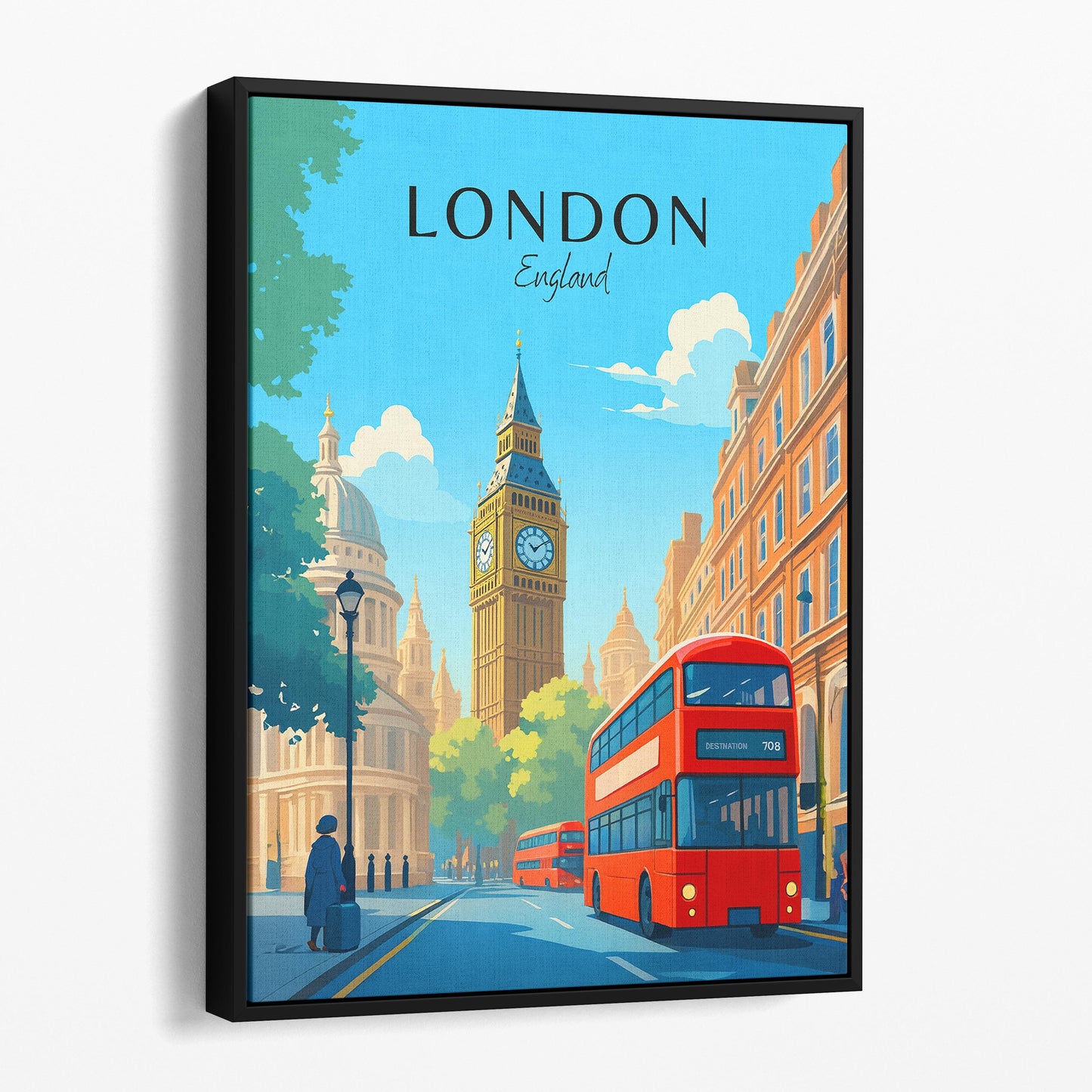 London England Travel Poster II
