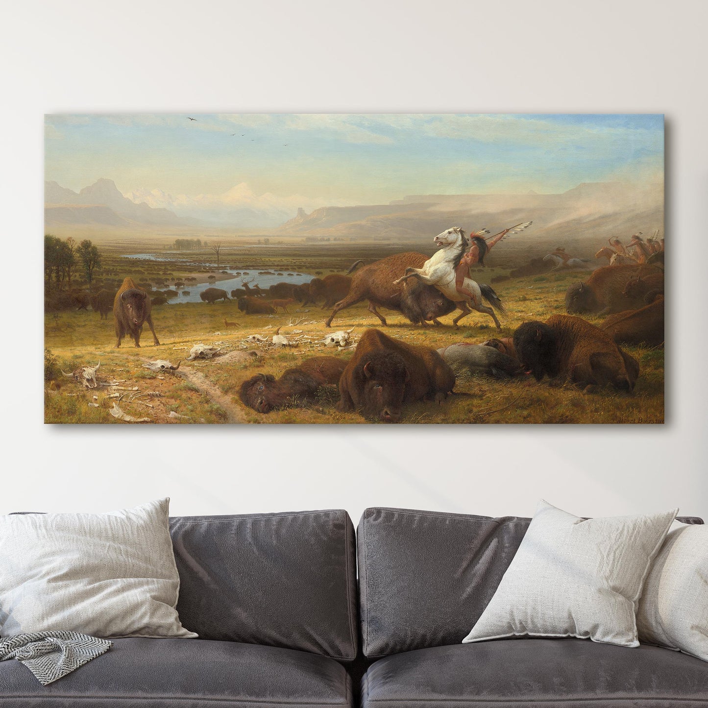 The Last of the Buffalo (1888) by Albert Bierstadt