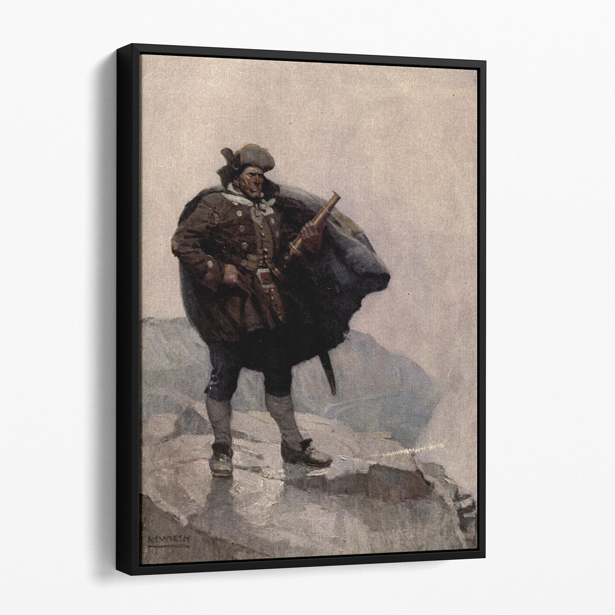 Billy Bones of Treasure Island - N.C. Wyeth
