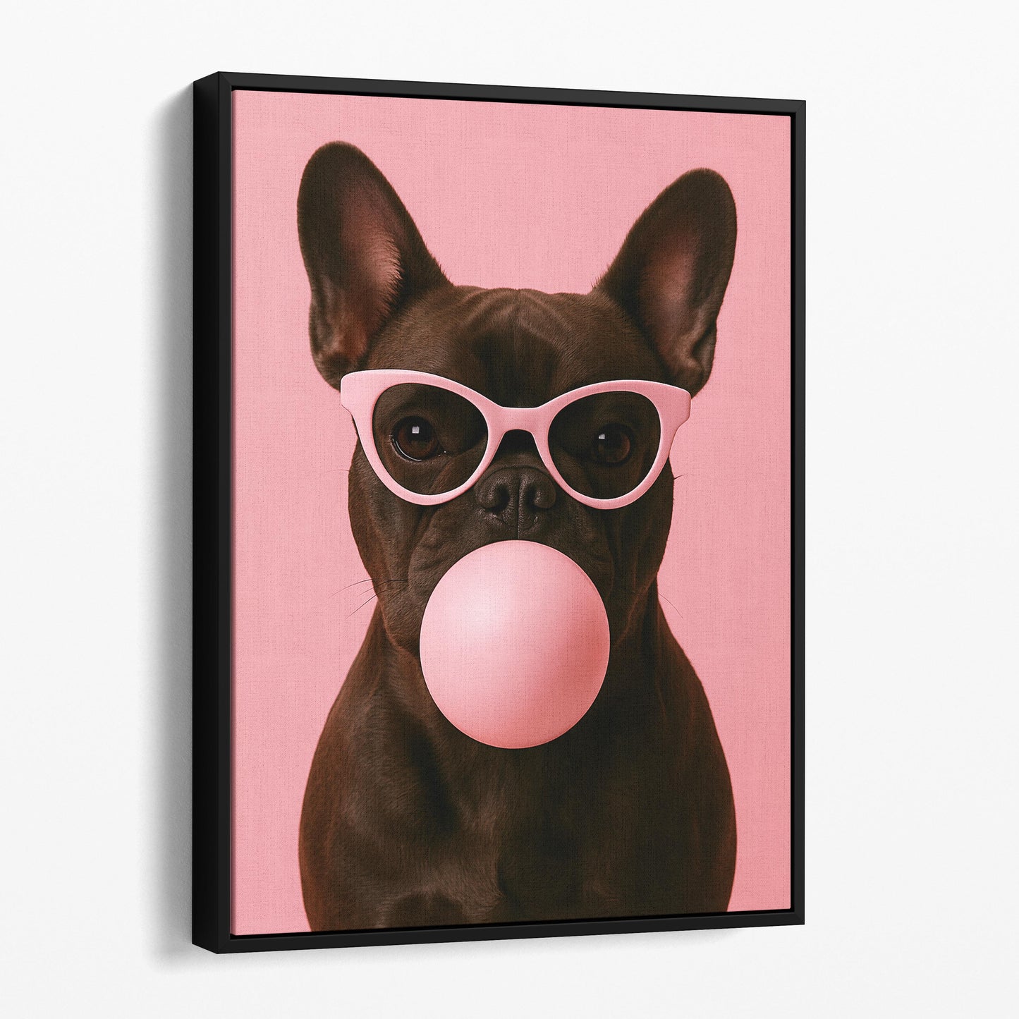 French Bulldog Pink Bubble Gum Sunglasses