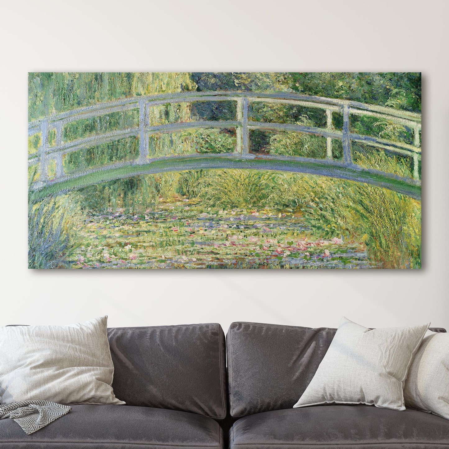 Bridge over a Pond of Water Lilies - Claude Monet