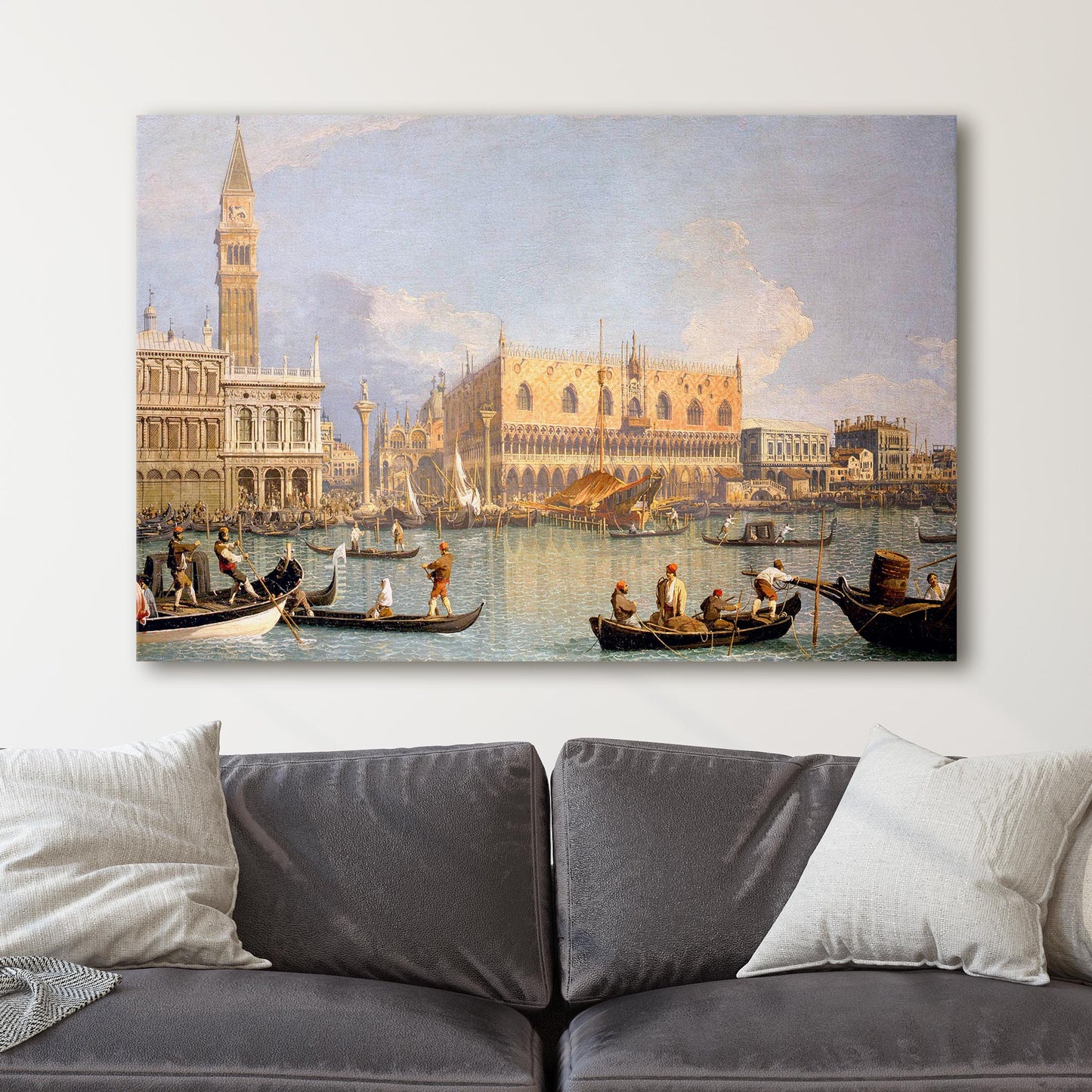 View of the Ducal Palace in Venice by Canaletto