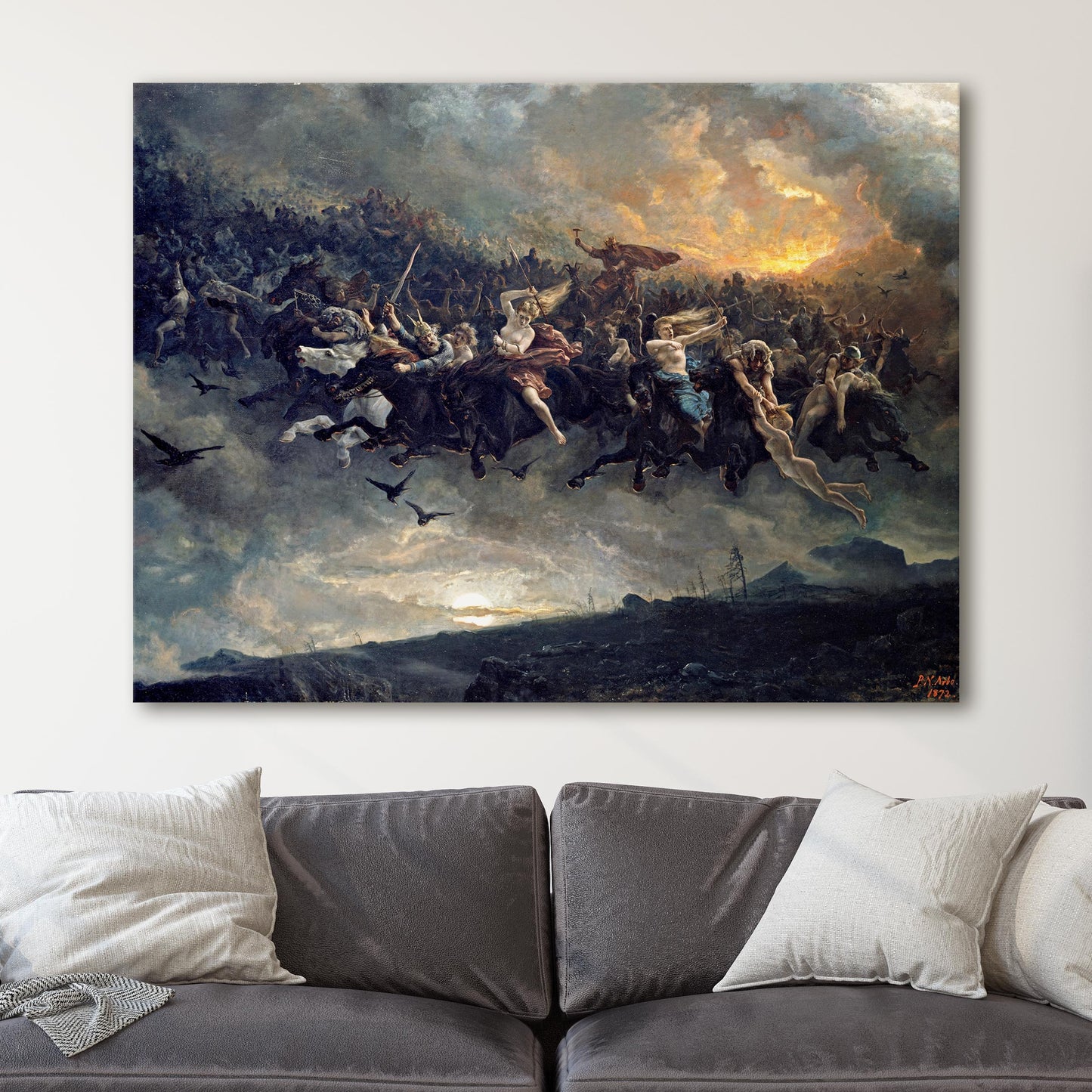 The Wild Hunt of Odin by Peter Nicolai Arbo